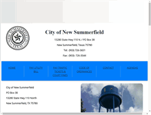 Tablet Screenshot of newsummerfield.us